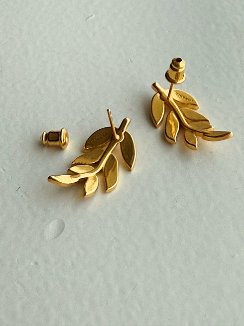 leaf pierce/earring